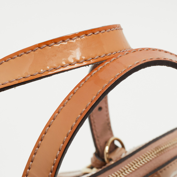 GUCCI Pink Microssima Patent Leather Nice Dome Satchel - Picture 7 of 8